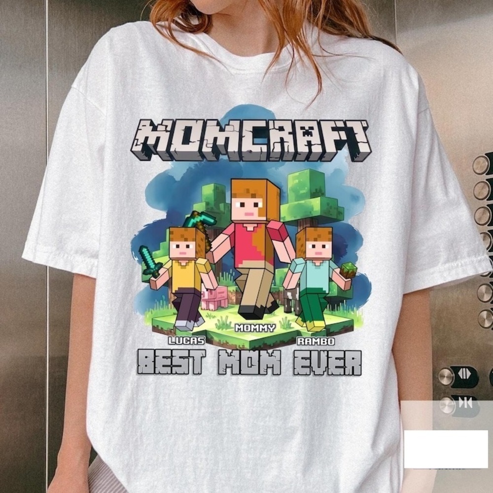 MomCraft Gaming Shirt, Mom Ever Family Tee